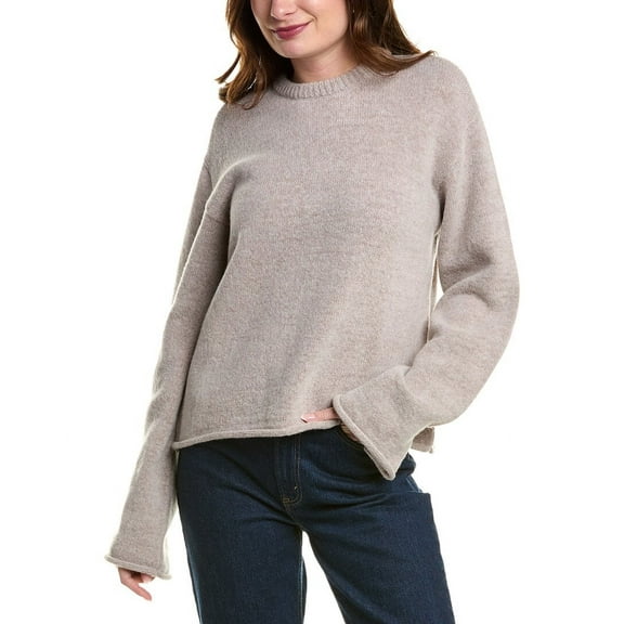 Proenza Schouler White Label womens  Tara Wool-Blend Sweater, s, Purple