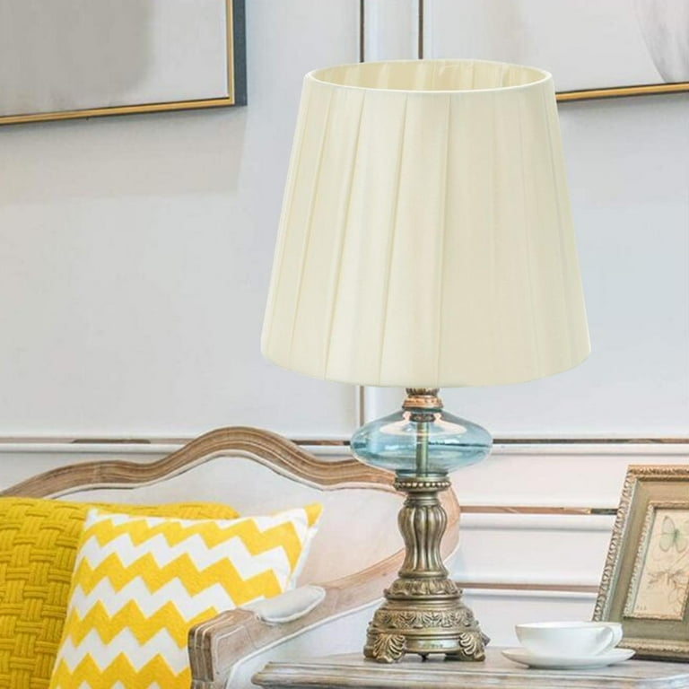 Fabric Lampshade Table Lamp Shade Pendant Light Shade Pleated Lamp