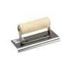 Marshalltown CE514S Stainless Steel Edger With Wood Handle, 6" x 6"