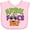 AD-Pink, variant on Inktastic April Fools Day with Funny Face Replacing O Boys or Girls Baby Bib