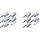 thumbnail image 1 of Pestillos de Empuje para Gabinetes, Paquete de 12, Herrajes de Empujar para Abrir, Pestillo de Presión, 1 of 5