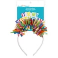 thumbnail image 1 of Way To Celebrate Glitter Candle Pom Pom Headband, 1 of 5
