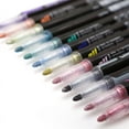 thumbnail image 7 of 8/12 Pcs Marker Pen for Highlight, New Glitter Gel Pens Double Line Outline Pen Sparkle Markers Colorful Art Pens for Writing,Scrapbooking Journal Drawing SuppliesMetallic Paint Markers for Paper, 7 of 7