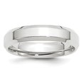 thumbnail image 5 of 14K White Gold 5mm Bevel Edge Comfort Fit Band Ring Size 9.5, 5 of 7