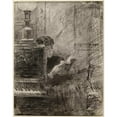 thumbnail image 2 of Marie Bashkirtseff 15x18 Gold Ornate Wood Frame and Double Matted Museum Art Print Titled - Woman Reading at the Corner of a Piano (19th Century), 2 of 4