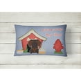 thumbnail image 2 of Carolines Treasures BB2883PW1216 Dog House Collection Wire Haired Dachshund Chocolate Canvas Fabric Decorative Pillow, 2 of 3