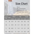 thumbnail image 7 of FEOYA Women's Cargo Pants Wide Leg Baggy Parachute Pants for Women Quick Dry Hiking Pants Waist Elastic Drawstring Outdoor Travel Y2K Streetwear S Light Blue, 7 of 7