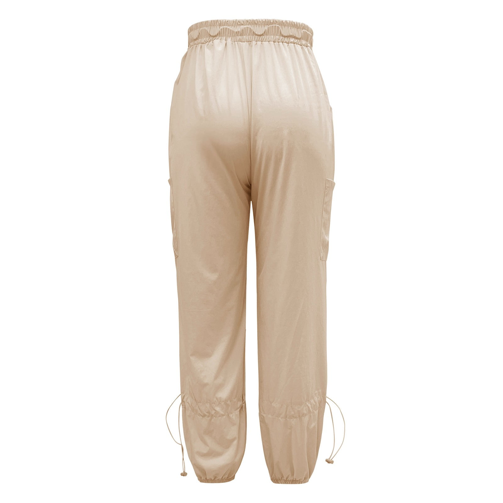 Buy Kvish Women's Comfortable Breathable Straight Fit Ankle Length Front  Side Pocket Lycra Pants (Beige-S) at
