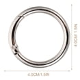 thumbnail image 2 of MOVTOTOP 10pcs Flat Key Rings Metal Split Circles Key Chain Making Rings DIY Circle Rings, 2 of 5