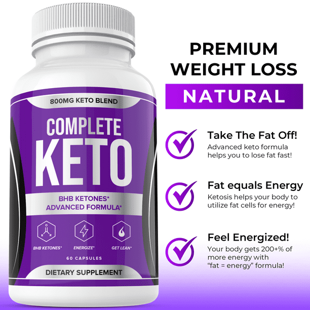 Keto Diet Pills for Keto Diet - Weight Loss Supplement for Men Women - Fat Carb Blocker Advanced Formula with Exogenus Ketones - 60 Capsules - Walmart.com