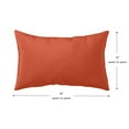 thumbnail image 5 of Greendale Home Fashions 19'' x 12'' Reversible Outdoor Throw Pillow, Set of 2, Rust, 5 of 6