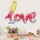thumbnail image 4 of Letras de globos de amor: globos de corazón, globos de despedida de soltera | Globos con letras de amor para decoraciones nocturnas románticas | Decoración de despedida de soltera | Te amo globos, 4 of 5