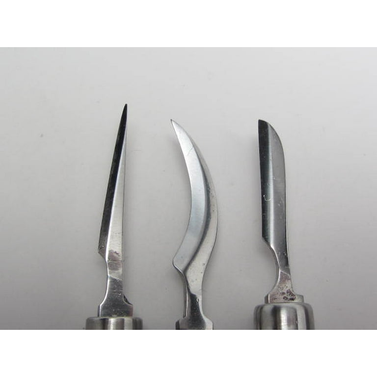 Ramelson/Flexcut Micro Skew Woodcarving Tools | Detailing Knife | Whittling  | Steel | Carving Set | 4 Piece