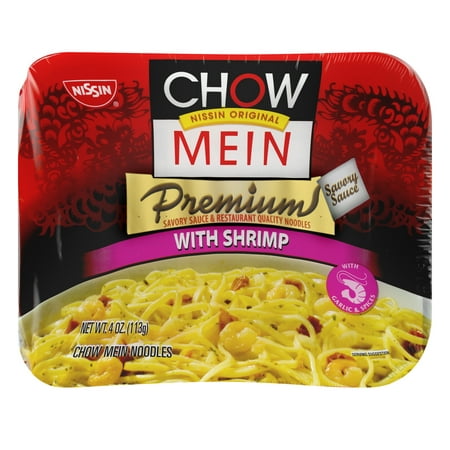 (11 Pack) Nissin® Premium Chow Mein Noodles with Shrimp 4 oz.