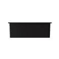 thumbnail image 5 of BOCCHI Sotto Undermount Fireclay 27 in. Single Bowl Kitchen Sink with Protective Bottom Grid and Strainer in Matte Black, 5 of 6