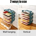 thumbnail image 3 of Kitchen Shelf 6-Layer Wall-Mounted Kitchen Drain Racks Multi-Layer Superimposed Vegetable Trays for Fruit, Vegetable and Nut Storage,White, 3 of 8