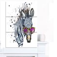 thumbnail image 1 of Design Art - Funny Zebra Watercolor, 1 of 1