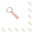thumbnail image 3 of Naiovety Blank Keychain Polish Decoration Key Chain Handbag Decorative Hanging Fashion Clothes Keyring Keys Gifts Waist Engraving Type2 NO2, 3 of 6