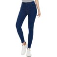 thumbnail image 1 of Jeans de mujer de talle alto ajustados elásticos suaves ajustados desgastados cómodos Jeggings clásicos pantalones de mezclilla 132-blue4, 1 of 5