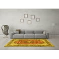 thumbnail image 3 of Ahgly Company Indoor Rectangle Medallion Yellow Traditional Area Rugs, 8' x 12', 3 of 4