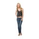 thumbnail image 3 of Aeropostale Womens Zebra Open-Back Crop Tank Top, Negro, Pequeño Aeropostale Camiseta sin mangas, 3 of 3