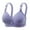 Blue, variant on Women Casual Breathable Floral Top Bra Underwear Wireless Comfort Support Adjustable Strap Design, Blue, Size 46