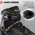 thumbnail image 4 of Patines Linea Centurfit 4 Ruedas Luces Led Profesionales Niños Adultos, 4 of 10