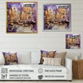 thumbnail image 4 of Designart "Timeless Collage in Purple and Yellow III" Fashion Framed Wall Art Decor - Glam Purple Classics Bedroom Framed Canvas Wall Art, 4 of 6