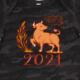 thumbnail image 4 of Inktastic 2021 Chinese New Year Ox Boys or Girls Baby Bodysuit, 4 of 5