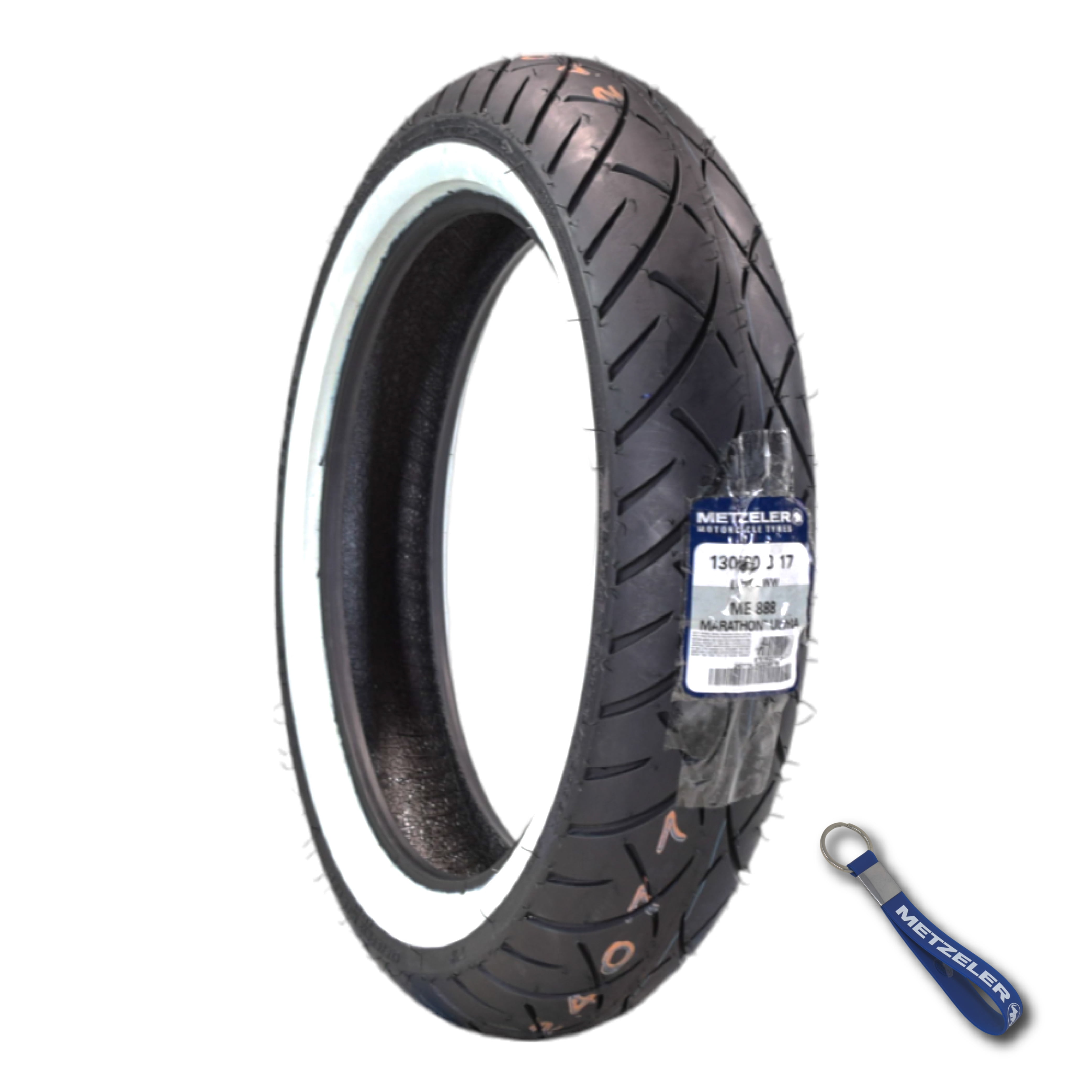 Metzeler ME 888 Marathon Ultra White Wall 130/90-16 Rear Tire with