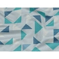 thumbnail image 6 of oneOone Rayon Light Dusty Blue Fabric Geometric Diy Clothing Quilting Fabric Print Fabric By Yard 56 Inch Wide, 6 of 8