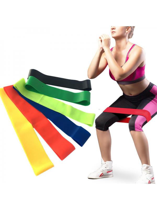 Resistance Bands Exercise Sports Loop Fitness Home Gym Glutes Workout Yoga Latex 