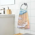 thumbnail image 5 of Sunset Beach Seastar Palm Tree Cotton Face Towels Absorbent Hand Towel Soft Bathroom Towel for Kitchen Hotel Decoration, 5 of 7