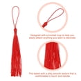 thumbnail image 3 of Uxcell 30Pack 5" Silky Bookmark Tassels with Loop for DIY Craft Accessory, Red, 3 of 6