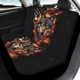 thumbnail image 4 of Pzuqiu American Flag & Wolf Design Car Seat Cover All Season, for SUV Seats Vehicle Seats Front Seats Suitable for Cars most Cars, 4 of 10