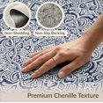 thumbnail image 6 of ODIKA 6'x9' Washable Area Rug Front Transitional Border Ornamental Featuring Interlocking Door for Family Room, Living Room, Master Bedroom, Non-Slip, Easy Care, 6 of 7