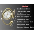 thumbnail image 4 of Blekon Collections Japanese Quartz Women's 31mm Case Double Wire Bangle Watch, 4 of 4