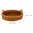 thumbnail image 2 of 1pc Mini Bread Basket Mini Fruit Basket Toy Mini Doll House Prop Handheld Basket, 2 of 8