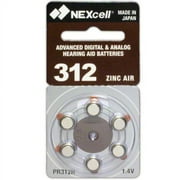 60 NEXcell Hearing Aid batteries Size: 312