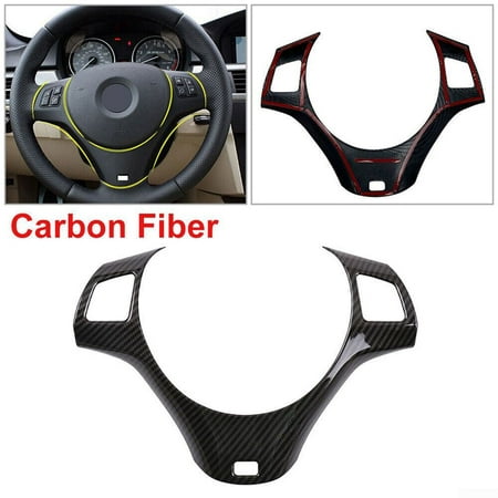 

ABS Carbon Fiber Steering Wheel Trim Cover Frame For BMW 3S E90 E91 E92 E93