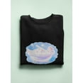 thumbnail image 3 of Manga Girl In Bathtub Sweatshirt Women -Image by Shutterstock, Female 4X-Large, 3 of 4