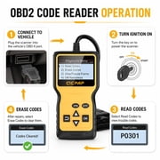Car OBD2 Scanner Diagnostic Tool, CICPAP Engine Fault Code Reader for All OBD II Protocol Cars since 1996, Professional Car Code Readers & Scan Tools