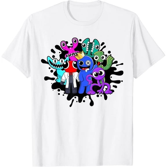 Rainbow Friend T-Shirt WHITE Unisex S-5XL Hot Trending Shirt, Vintage Birthday Gift
