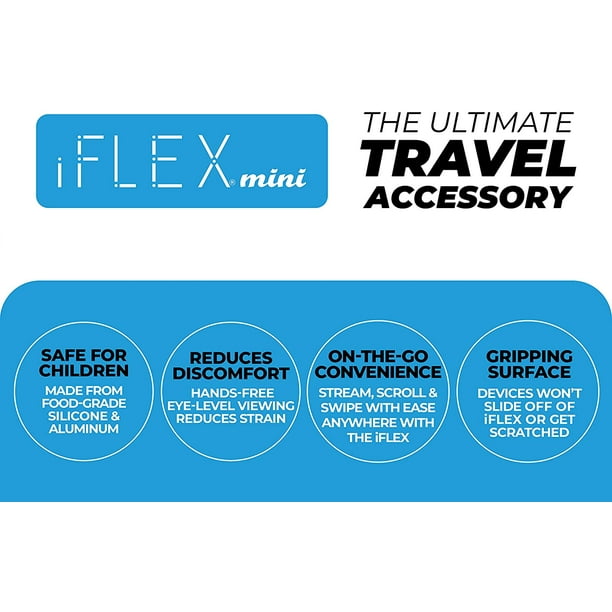 iFLEX Mini Flexible Phone Holder for Travel, Work and Home – This Travel  Cell Phone Stand is The Perfect iPhone Holder and Works with Any Smartphone  –
