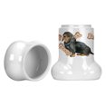 thumbnail image 2 of Black and Tan Dachshund Puppy Bone Shaped Treat Jar, 2 of 4