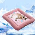 thumbnail image 1 of Flmtop Dog Cat Cooling Bed Pad Summer Sleeping Breathable Washable Pet Kennel Car Mat, 1 of 9