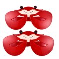 thumbnail image 2 of Gafas con forma de cangrejo, accesorios de fotografía, novedad, fiestas hawaianas, 2 uds., 2 of 7