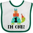 thumbnail image 3 of Inktastic First Birthday Turtle 1 Year Old Boys or Girls Baby Bib, 3 of 4
