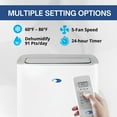 thumbnail image 6 of Whynter MultiCool Smart Wi-Fi Portable Air Conditioner with Dehumidifier 450sq ft Efficacy ARC-0850XP 12000 BTU (ASHRAE) 8000 BTU (SACC), 6 of 13