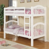 ACME Heartland Twin Twin Wooden Bunk Bed in White